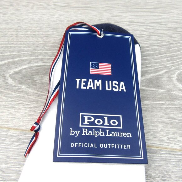 Polo Ralph Lauren USA Polo Quarter Low Socks Mens Size 6-12.5 (1 PAIR) NEW - Picture 6 of 9